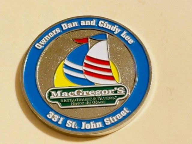 Challenge Coin - MacGregor's Restaurant & Tavern