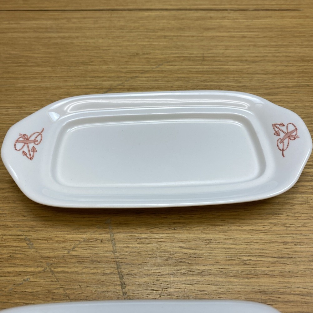 Spode Trade Winds Blue Butter Dish