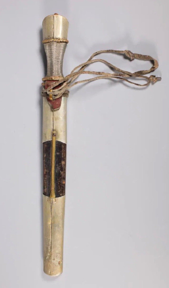 Antique Tibetan silver knife