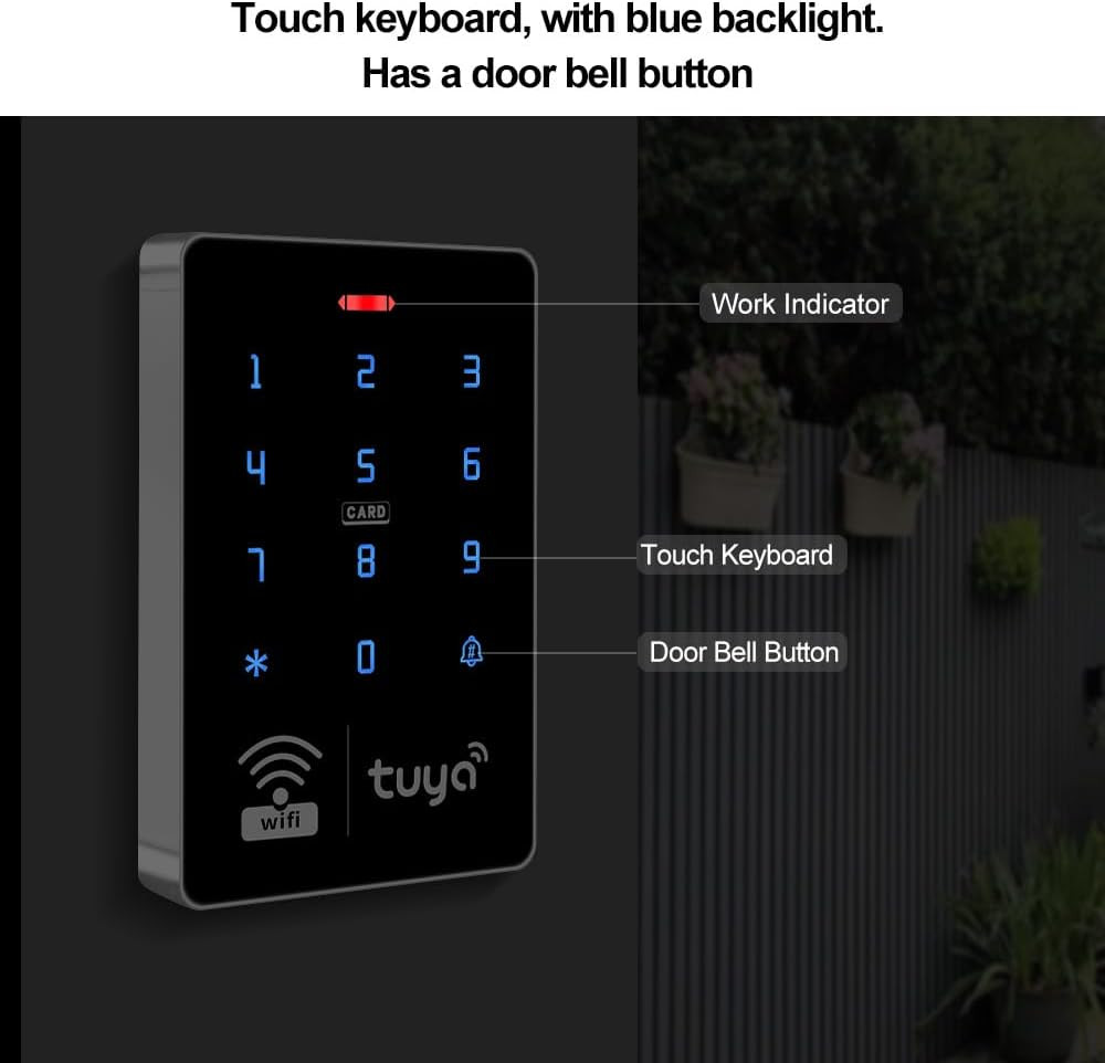 Wifi Tuya APP Access Control System Waterproof Kits RFID Keypad Controller 125Kh