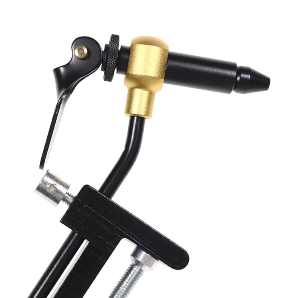 Rotary Fly Tier Fly Tying Tool Tackle DIY Making Black