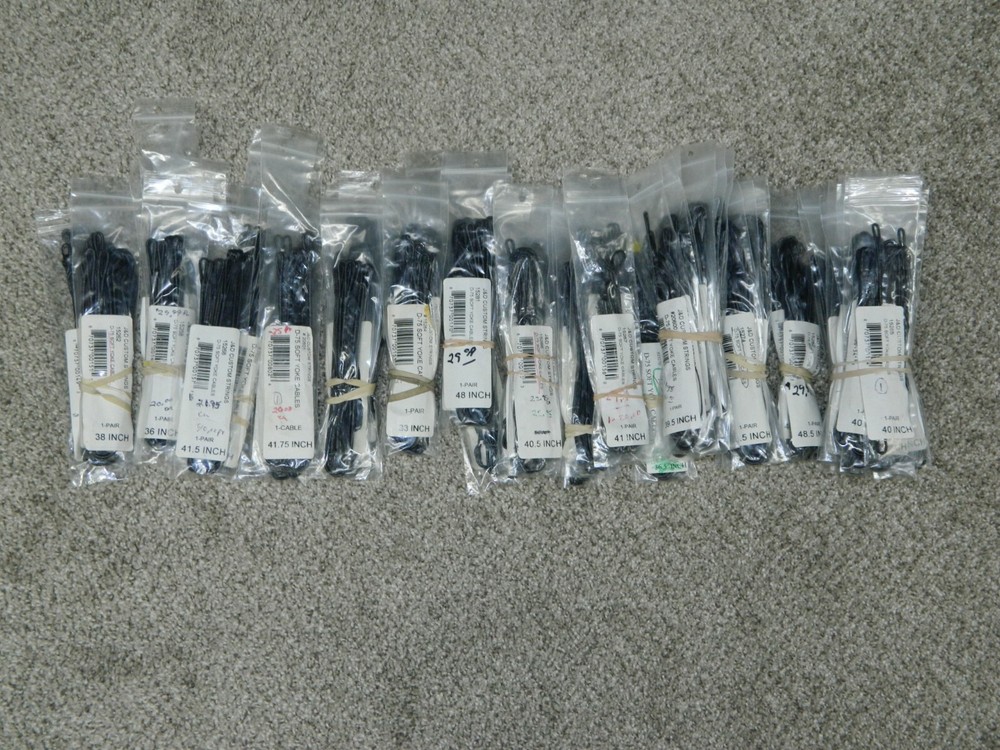 J&D Custom Strings- D-75 Soft Yoke Cables - Many Lengths Available- Buss Cables