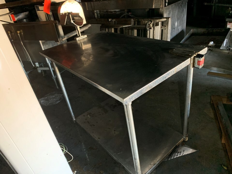John boos Custom Cutting Table w/ SliceChief Table Mount