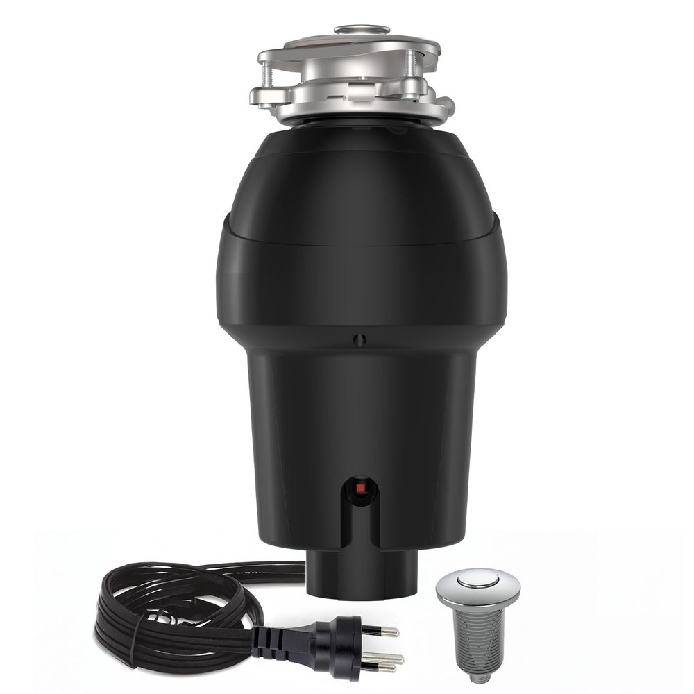 Garbage Disposal, 1 Hp Continuous Feed Food Waste Disposer with Air Switch, C...