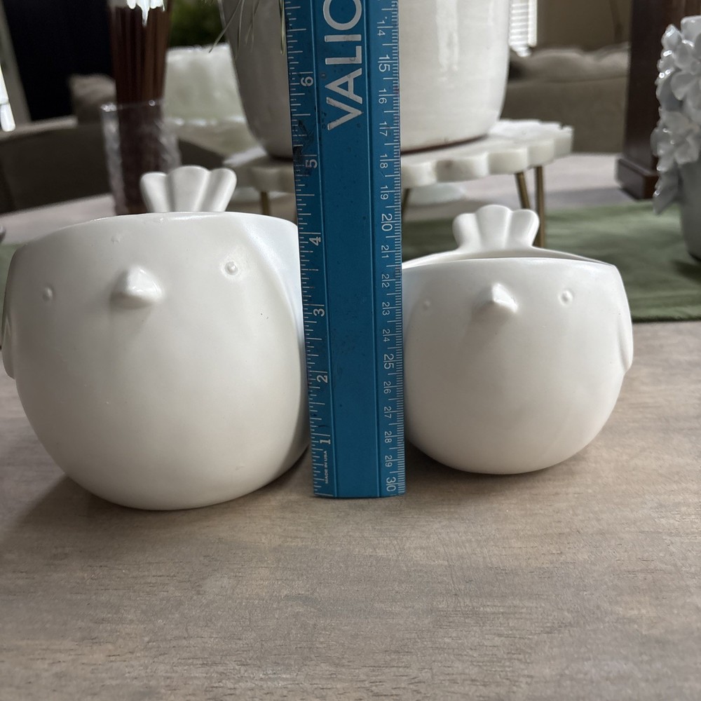 Red Envelope Bird Planters - Set Of 2