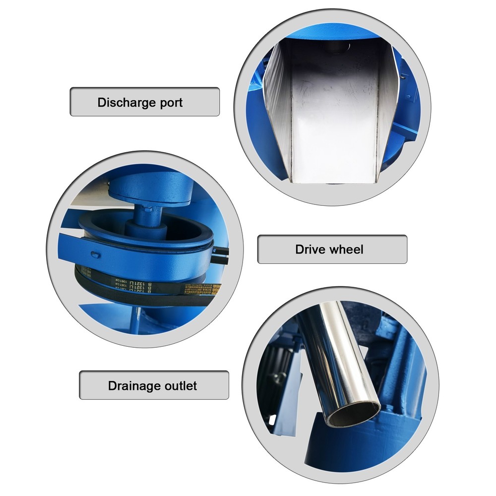 Industrial Solid-Liquid Separator Centrifuge (220V 3PH 4HP, 50kg Capacity)