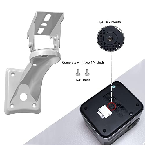Mini Projector Wall Mount Bracket, Universal 360° Rotation, Load 11 lbs, 7.8in