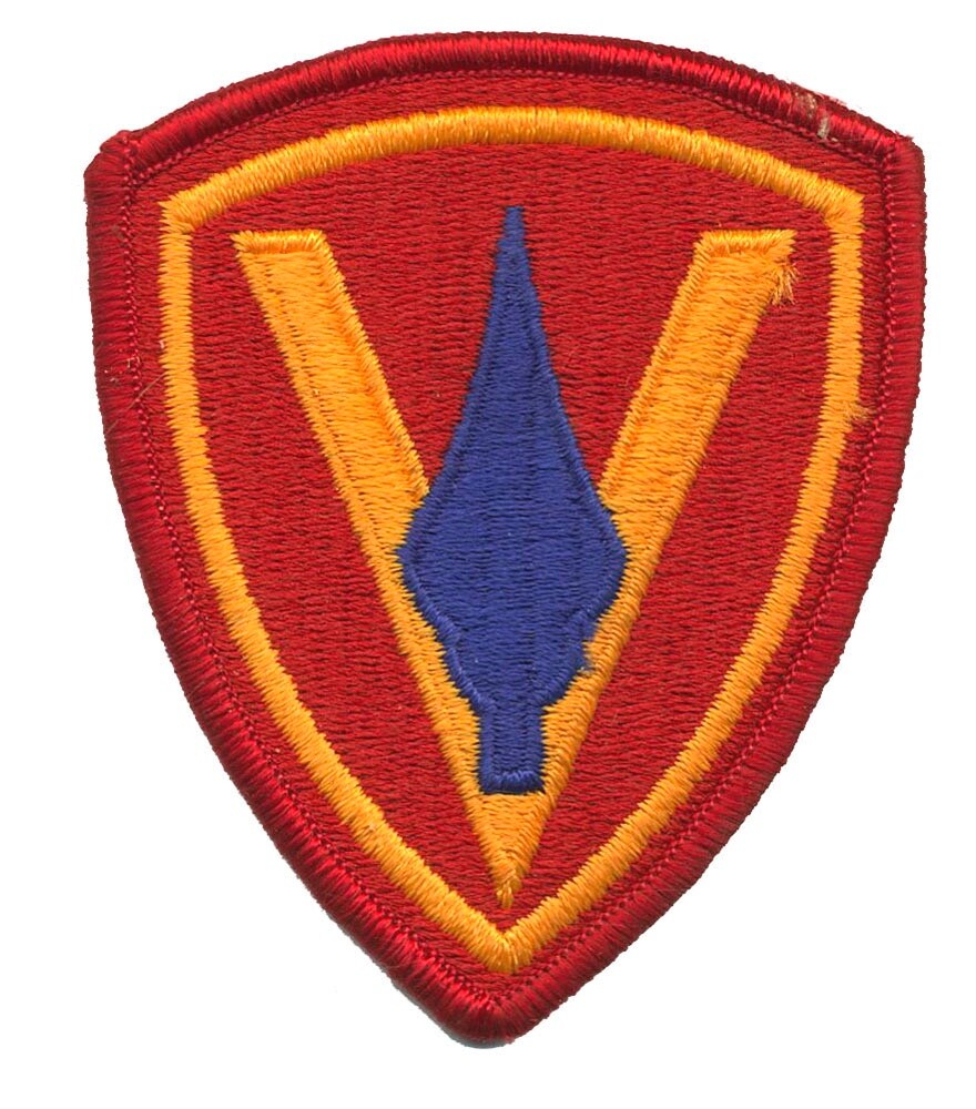 USMC 5th Marine Division Patch  5th MarDiv