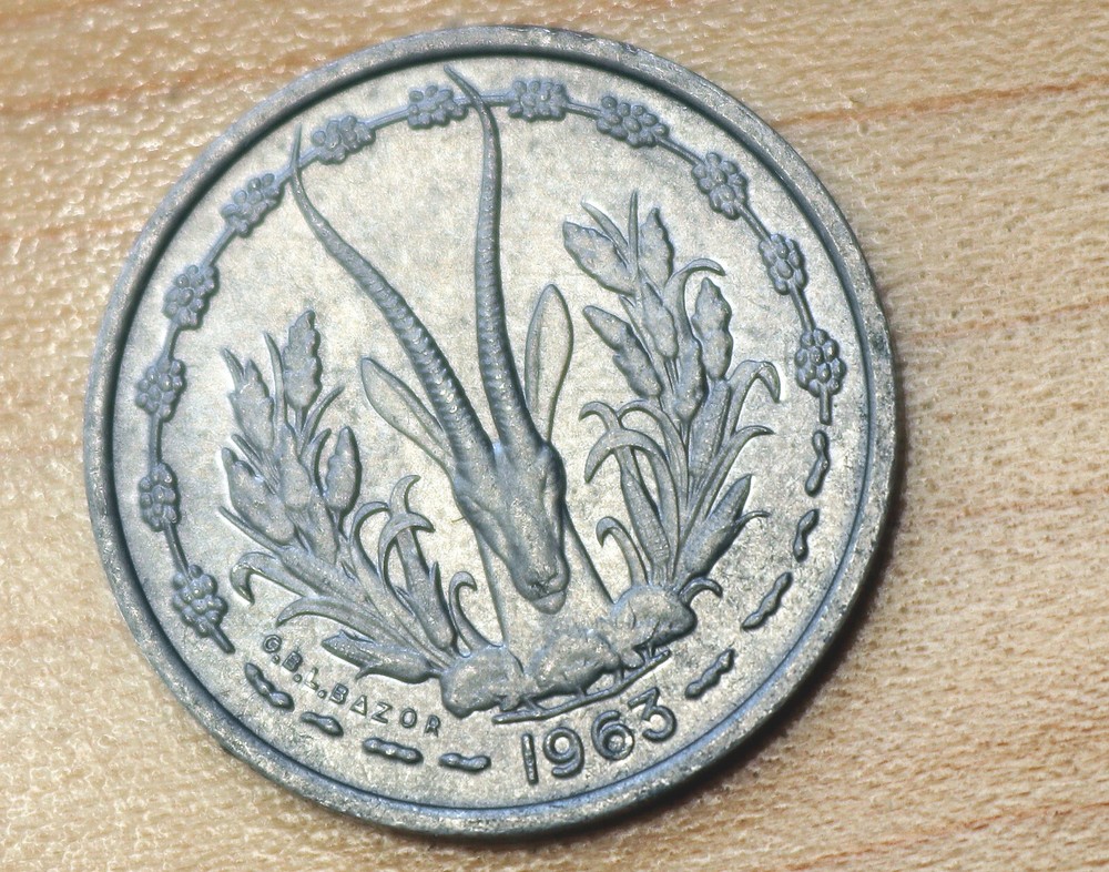 1963 West African States 1 Franc