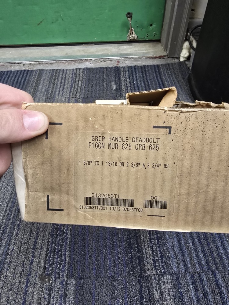 Schlage Grip Handle Deadbolt Handleset Chrome