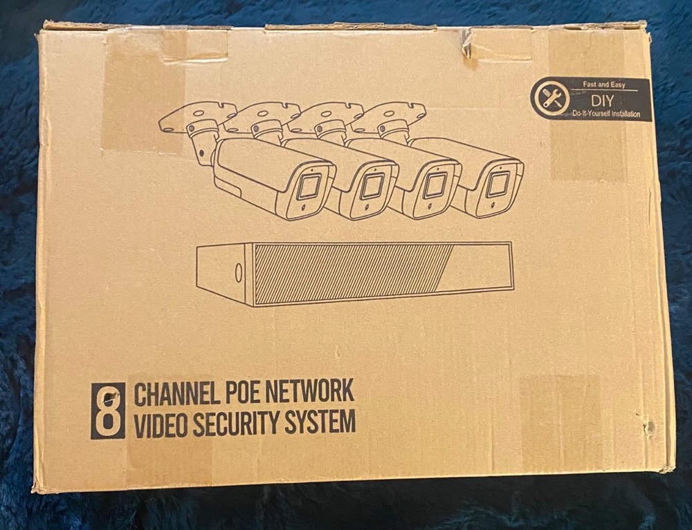 ToGuard W504 -4 Camera Security System- Open Box