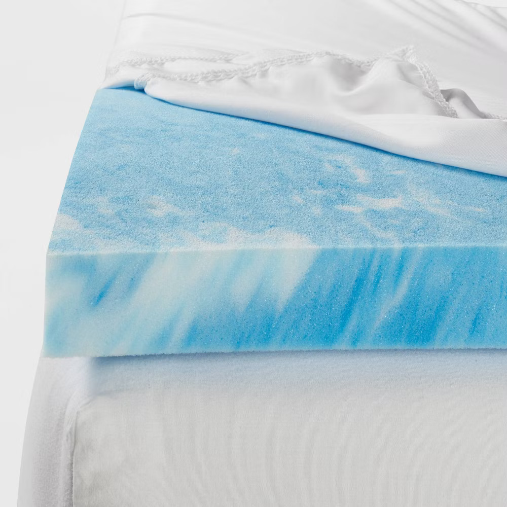 King 2" Cool Touch Memory Foam Mattress Topper - Threshold: