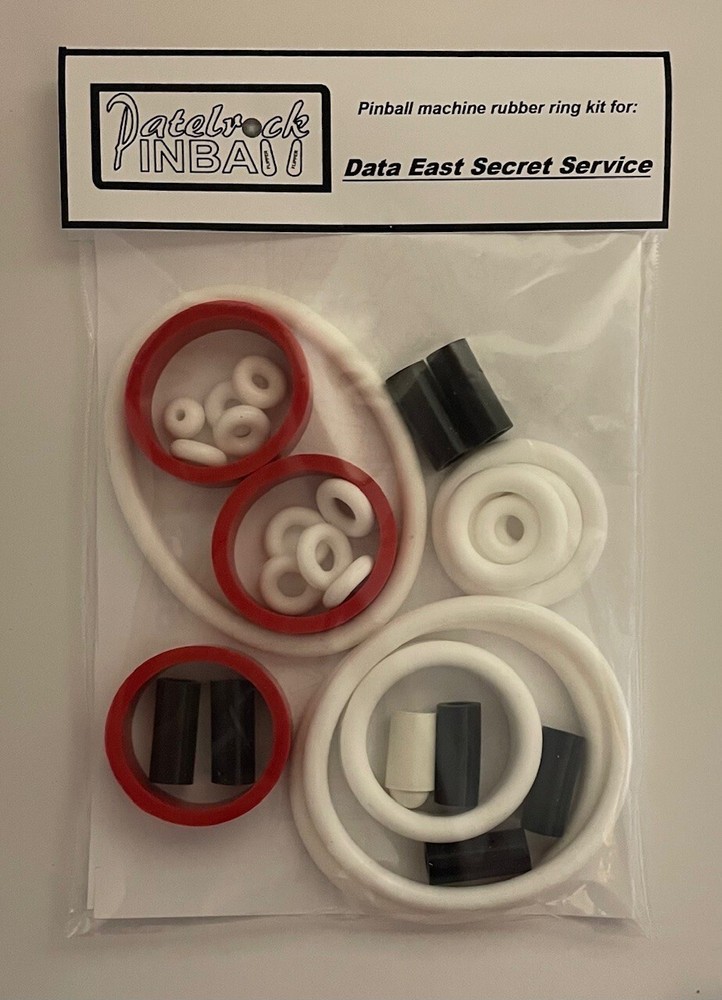 1988 Data East Secret Service Pinball Machine Rubber Ring Kit