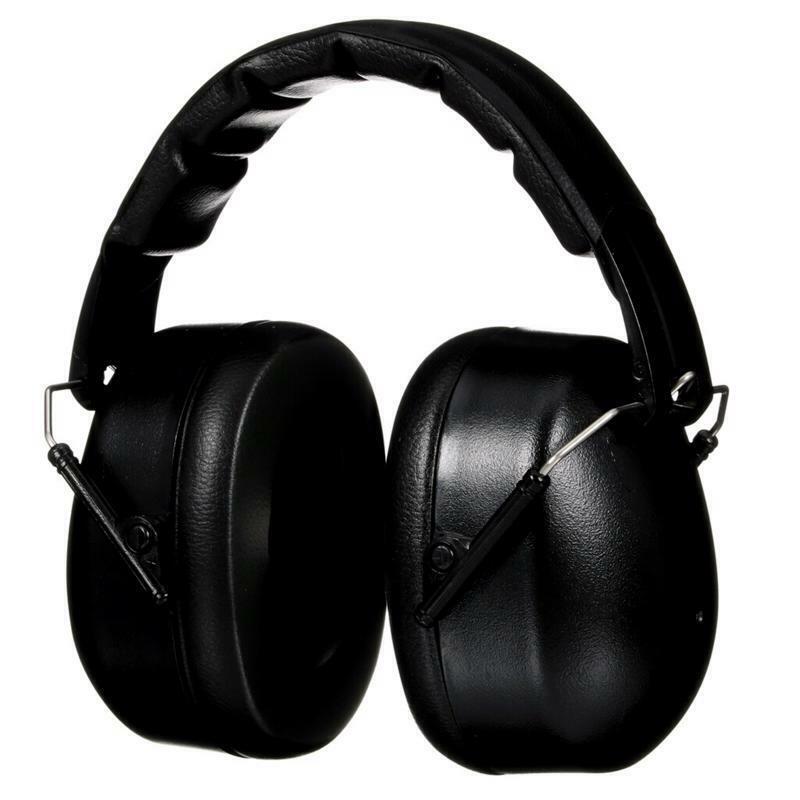 3M 25 dB Soft Foam Folding Earmuffs Black