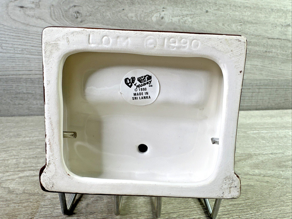 Vintage 1990 LOM Men's Ceramic Vanity Valet Caddy