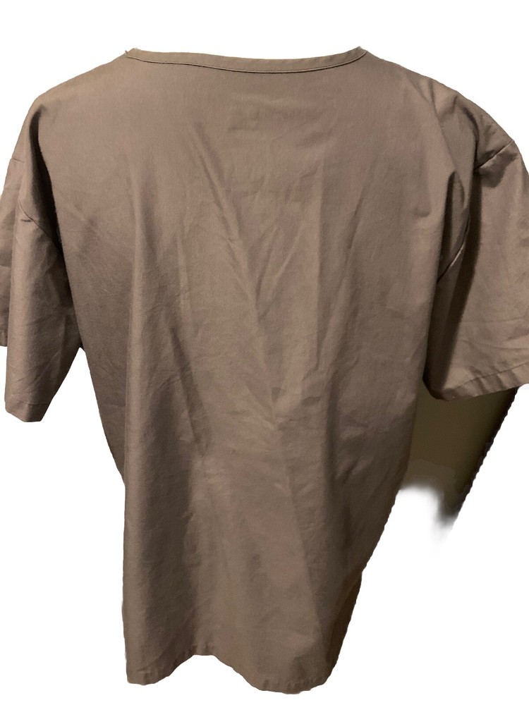 Dagacci Unisex Scrub Top Gray Size Large