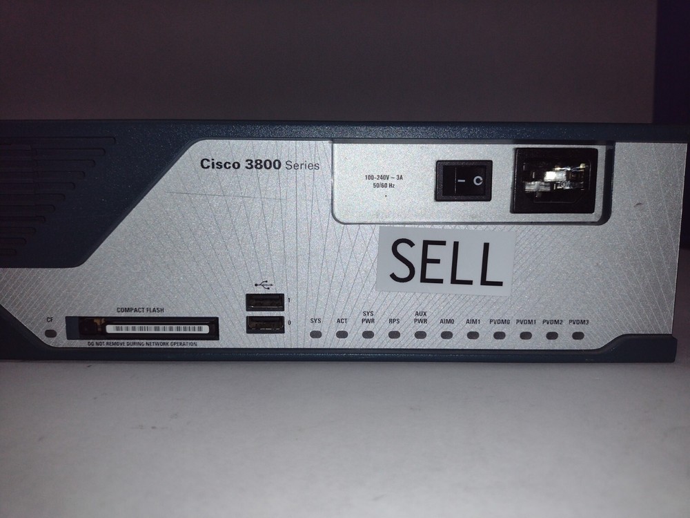 Cisco 3825 GIGABIT SERVICES ROUTER 3825