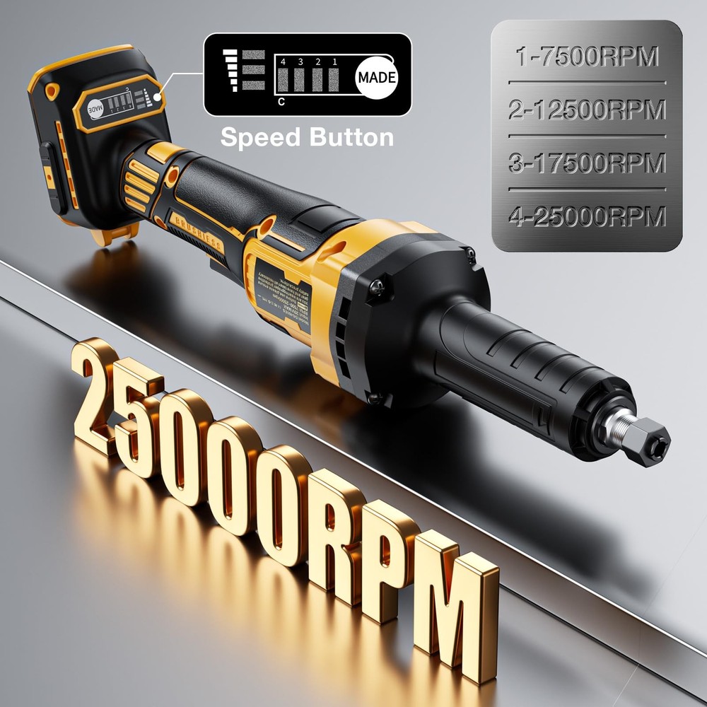Die Grinder Compatible with Dewalt 20V MAX Battery, Cordless Die Grinder with...