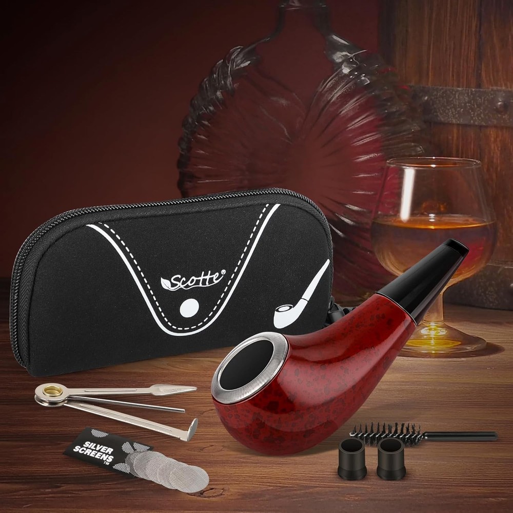 Scotte Shiny Pipe Small red