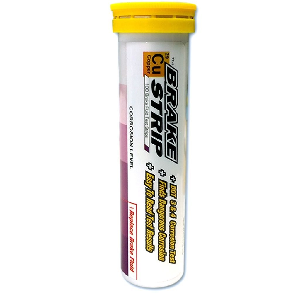 Brake Fluid Test Strips - 100 Count, Copper & White, Quick & Easy Brake Fluid Te