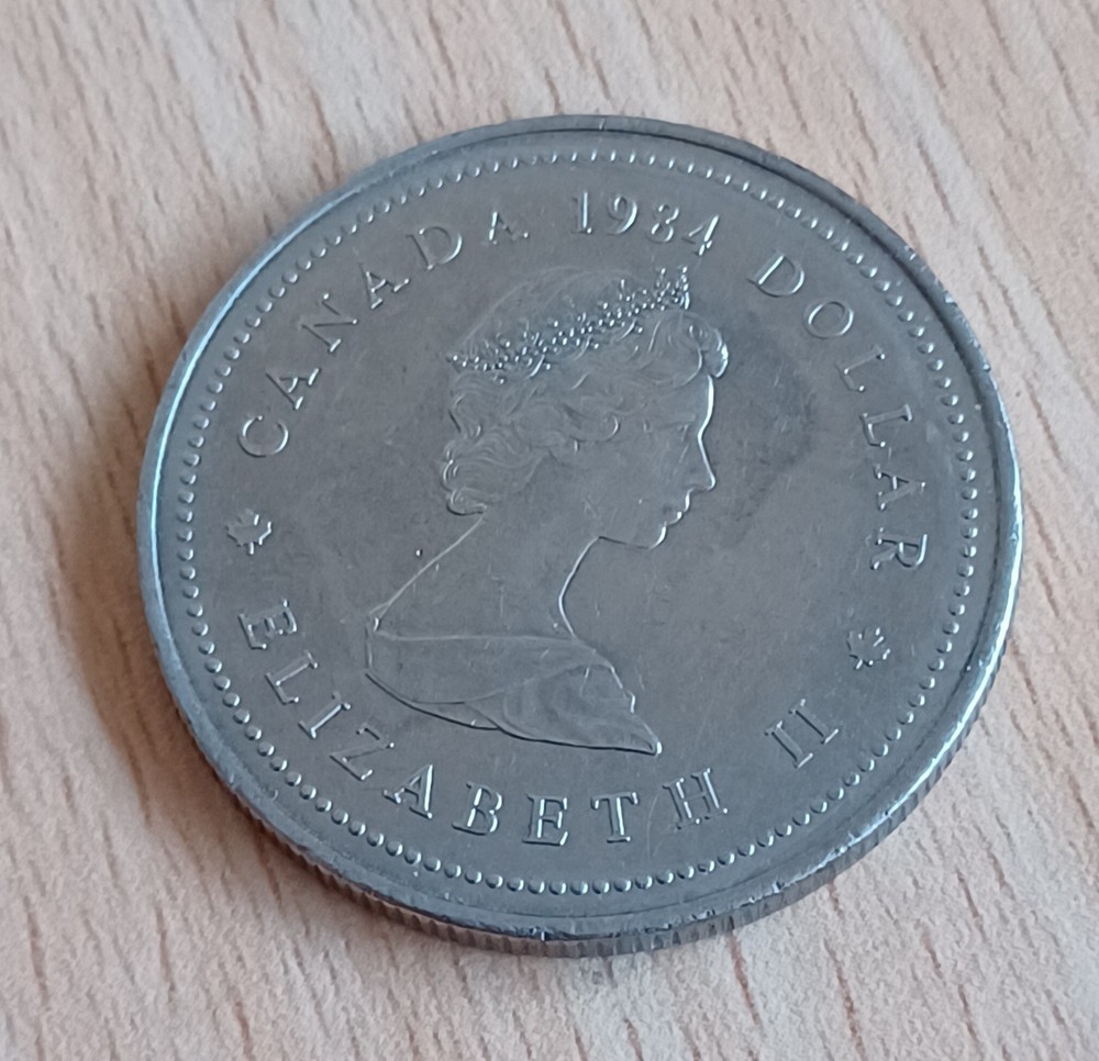 Canada 1 Dollar Coin 450th Anniversary 1984
