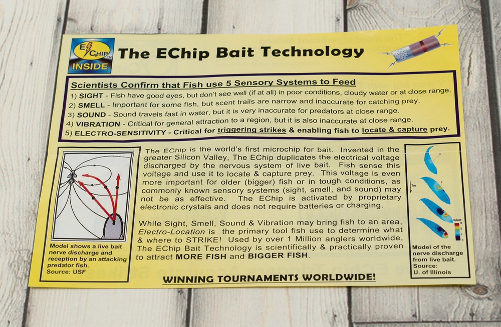 PRO-TROLL ProChip 8" #554 White Lightning Flasher - New