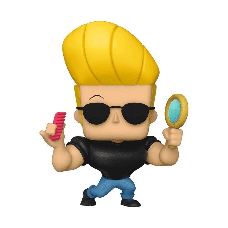Funko Pop! Cartoon Network Johnny Bravo with Mirror & Comb 1069 New
