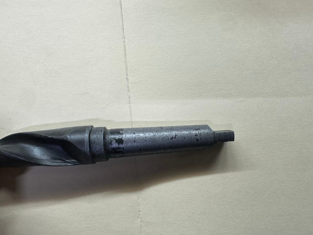 TAPER SHANK DRILL BIT 13" OAL X 1-1/4" OAD, HSS