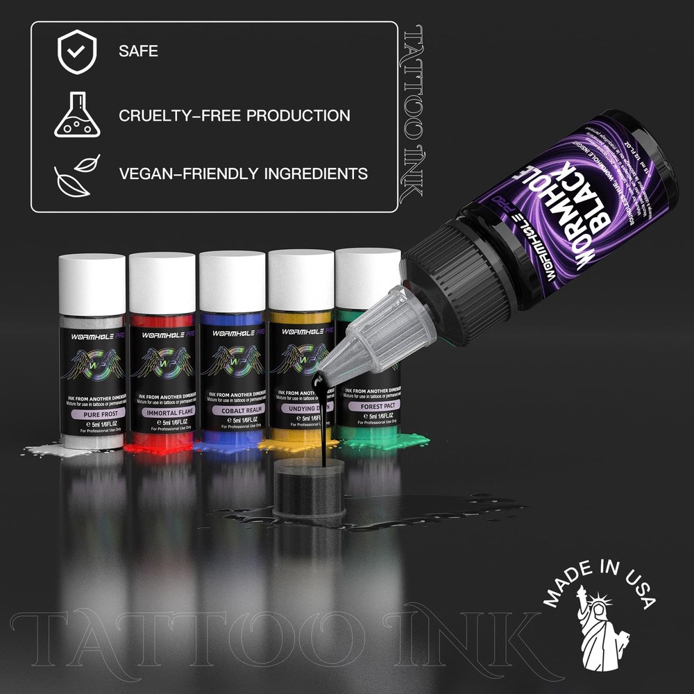 Wormhole Wireless Tattoo Gun Kit Multi-function Smart Tattoo Pen with Wormhol...