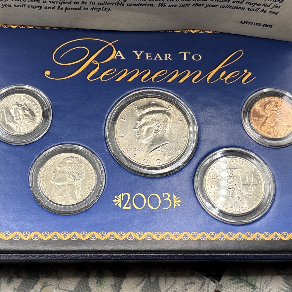 A Year To Remember Coin Set 2003: US Mint