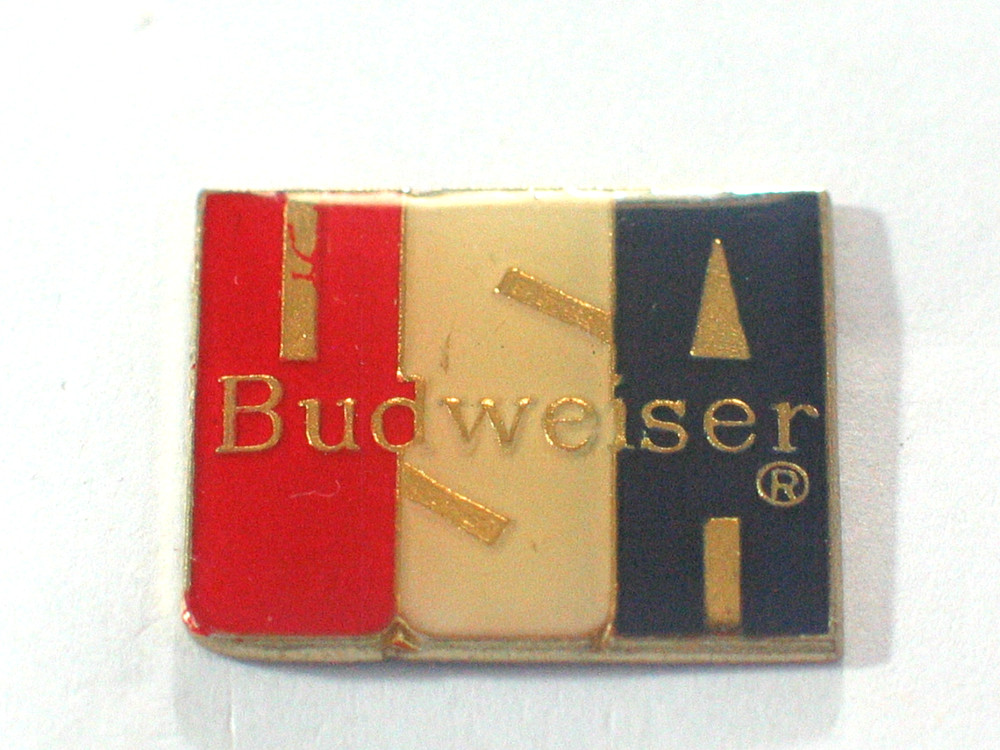 Budweiser Red, White and Blue Beer Pin