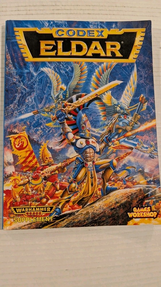 Warhammer 40K Classic Eldar Codex 2nd Ed. 1994 Army Book Aeldari OOP