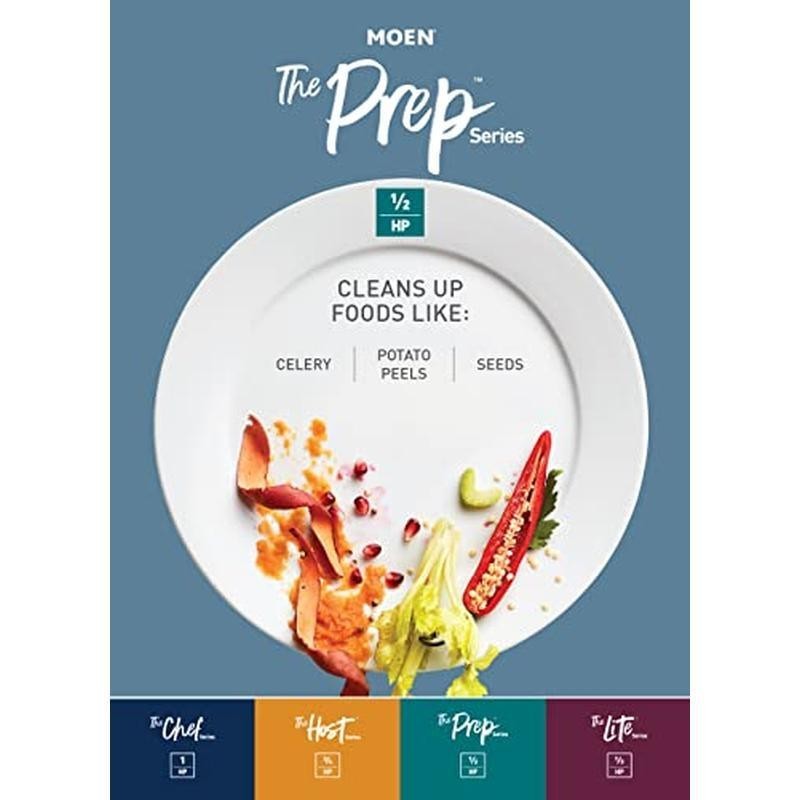 Powerful 1/2 HP Continuous Feed Garbage Disposal Compact Design Easy Install New