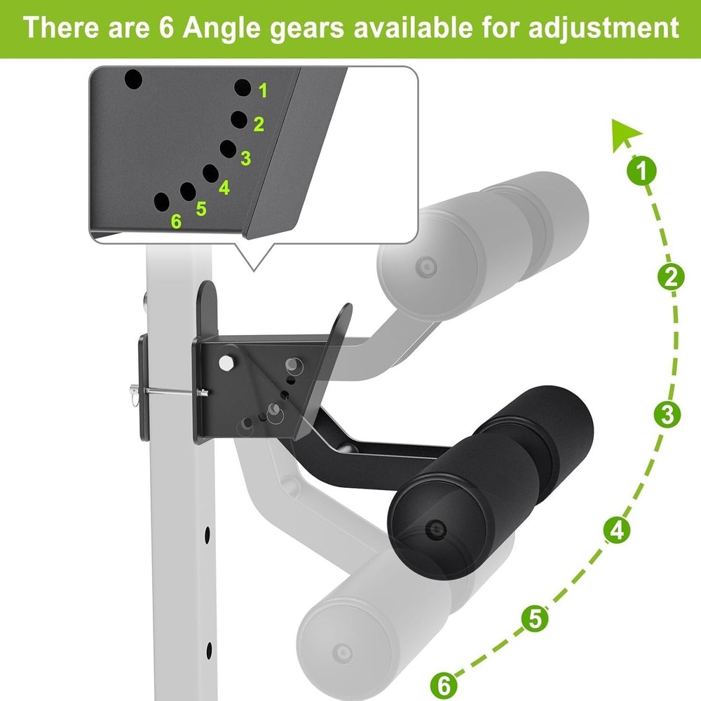 Power Rack Leg Extension Attachment - Leather Surface=