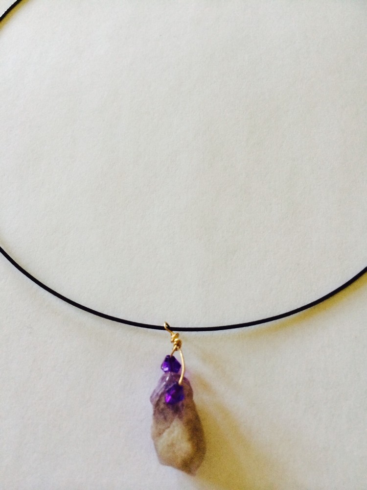 Fun Amethyst beach choker