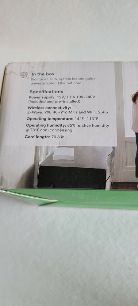 Frontpoint Security System with Hub only New. Open Box Item fphub3