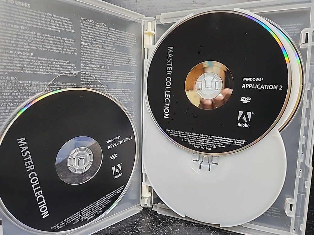 ADOBE CS4 CREATIVE SUITE 4 MASTER COLLECTION DVD (6 Discs) ~ Windows