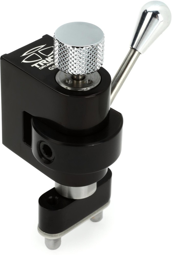 Trick Drums GS007 Multi-step Throw Off - Black Chrome (2-pack) Bundle