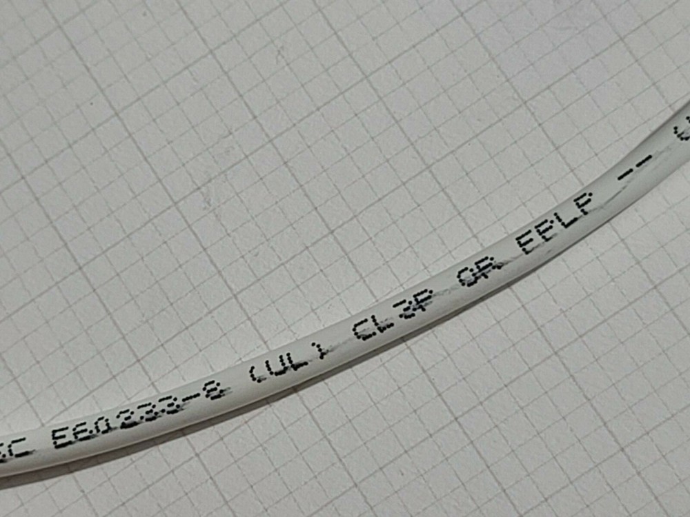 Carol E2203S 18/3C Shielded Control/Communications Cable Plenum White /50ft