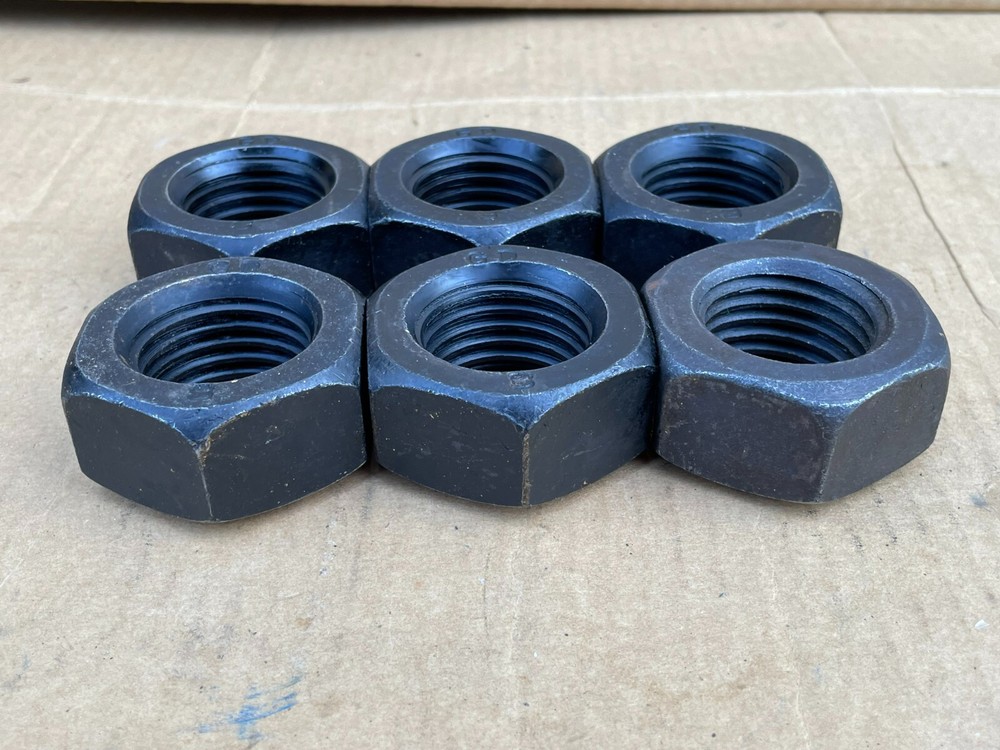 Hexagonal Nut Thread Steel GD-8 (Lot of 6)