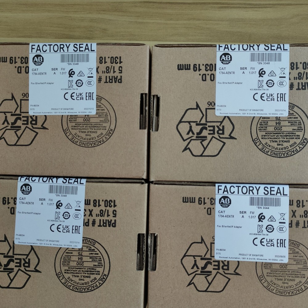 New Factory Sealed 1794-AENTR AB Flex EtherNet/IP Adapter Module PLC