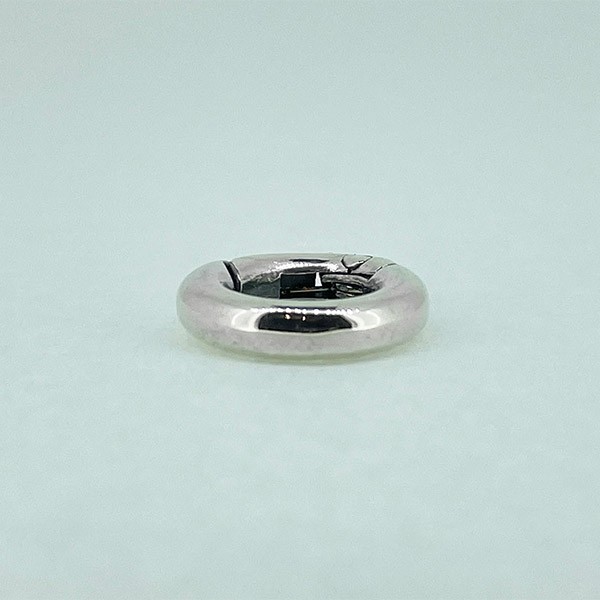 F.A.L. Sterling Silver 925 Snap Open Hook Key Ring 14mm (Small)