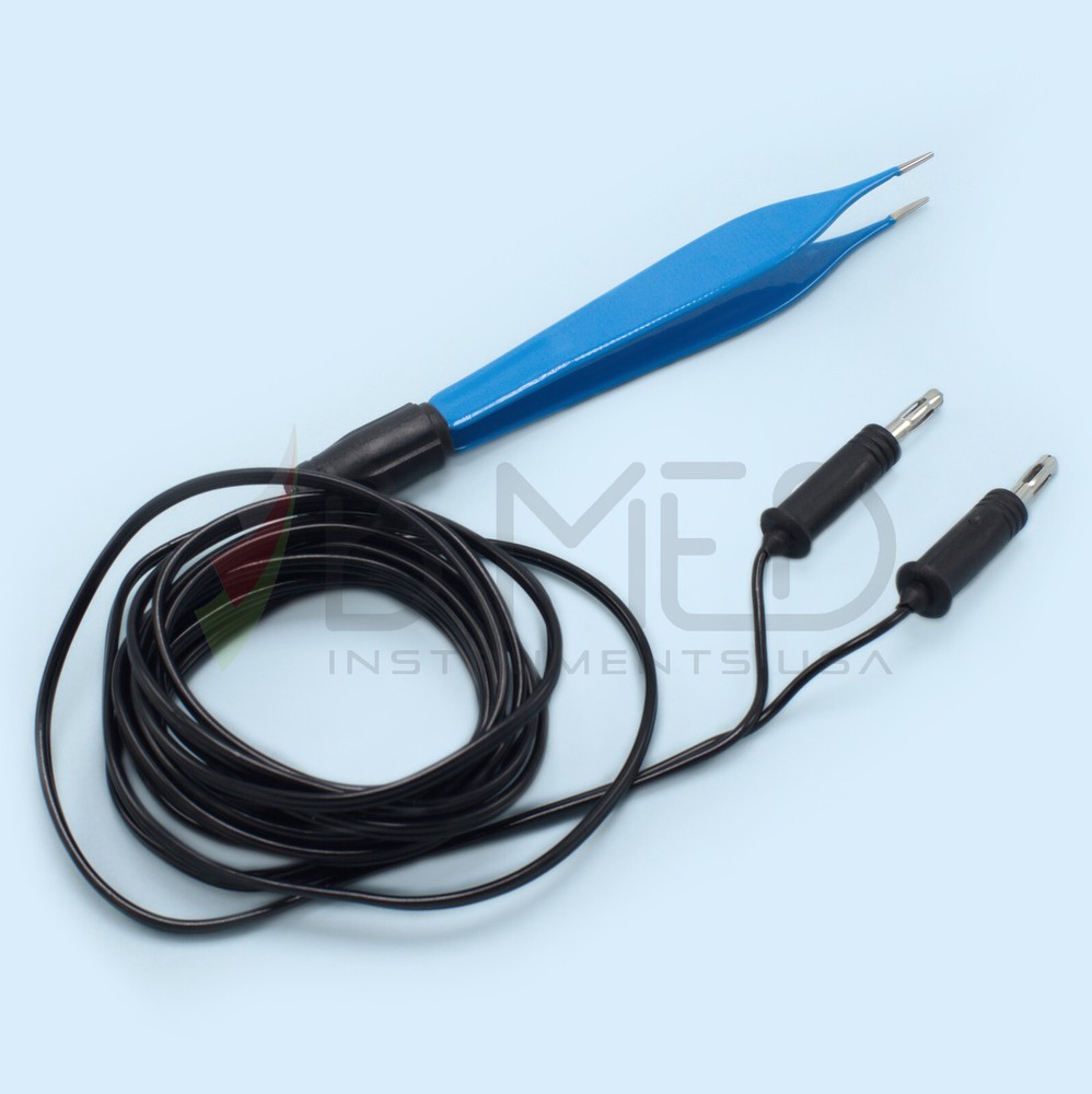Disposable Bipolar Adson Tissue Forceps With Cable Insulated Electrosurgery