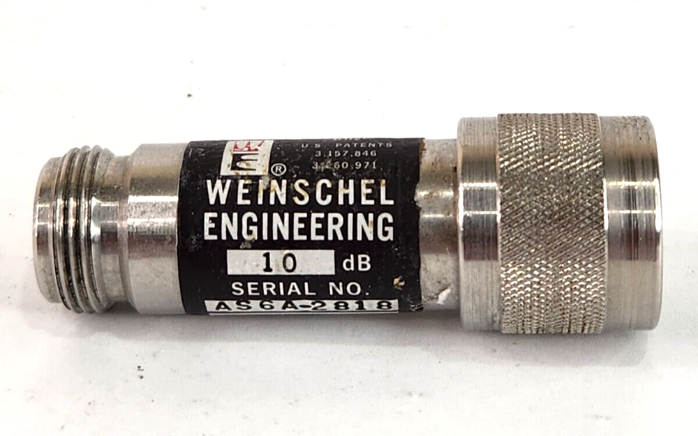 Weinschel Engineering model 2 attenuator 10 dB