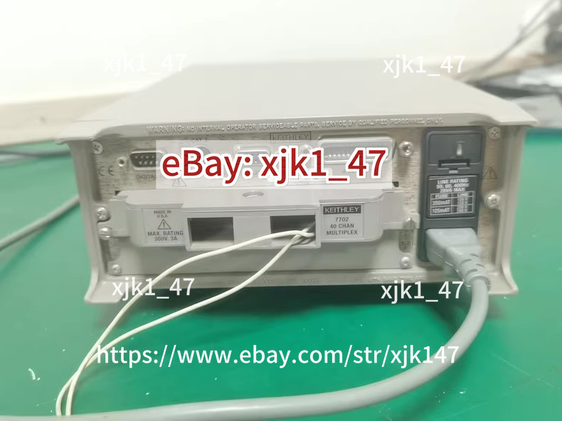 KEITHLEY 2700 MULTIMETER DATA ACQUISITION w/7702 40CH MUTIPLEX PLUG-IN DATA/xjk