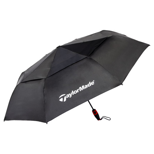 Compact Golf Umbrella Wind Resistance Durable Frame 47 Inch Canopy Arc Black
