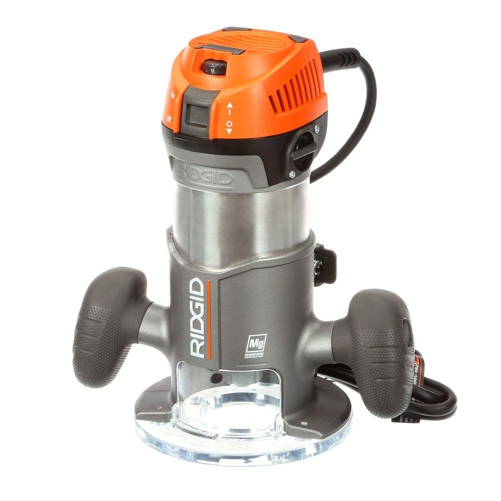 RIDGID R22002 2 HP 1/2 in. Corded Fixed Base Router