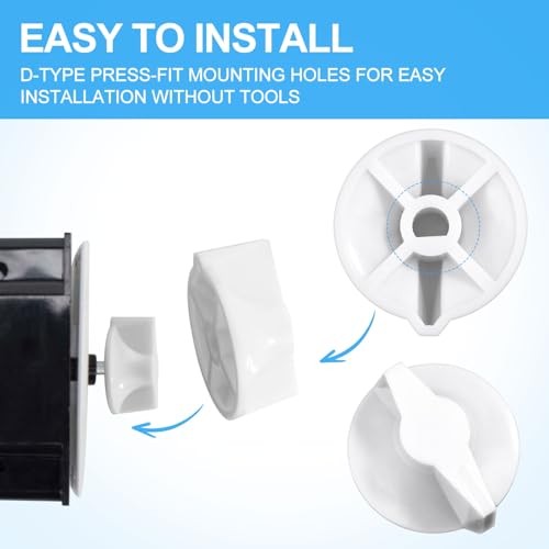 pcs Timer Knob Replacement, Timer Switch Knob Spring Wound Timers for Wall 2