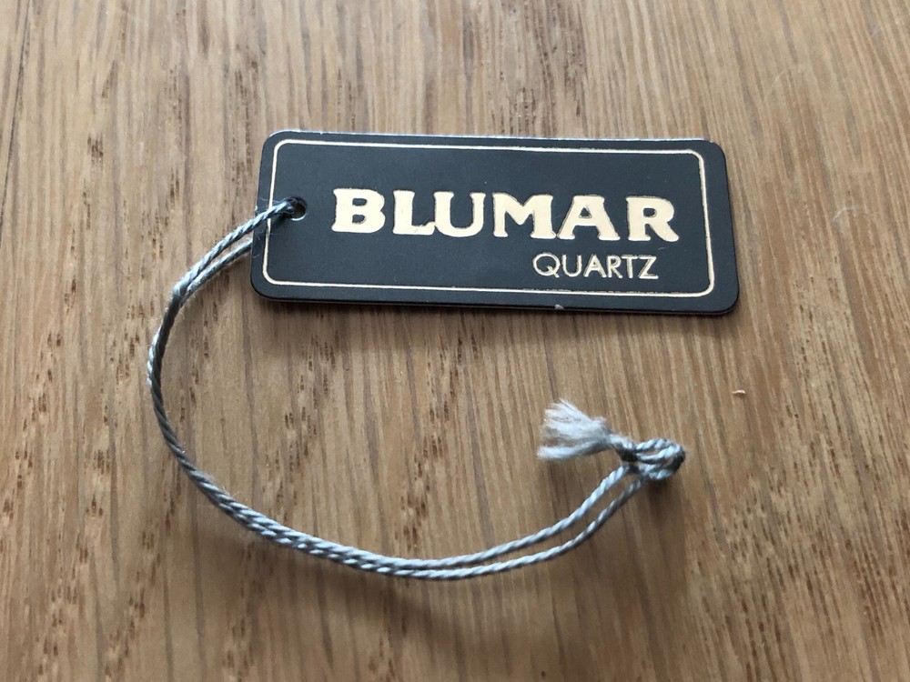 Blumar - Takt Label - Watch Tag - For Collectors