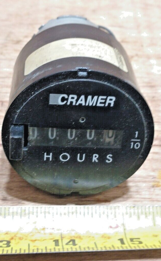 Cramer 636W ELAPSED TIME INDICATOR HOUR METER TO 1/10TH
